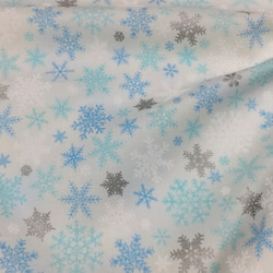 ☆キレイな雪の結晶のｶｯﾄｸﾛｽ(約50×108cm) 1枚目の画像