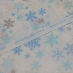 ☆キレイな雪の結晶のｶｯﾄｸﾛｽ(約50×108cm) 7枚目の画像
