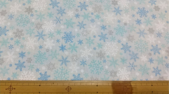 ☆キレイな雪の結晶のｶｯﾄｸﾛｽ(約50×108cm) 4枚目の画像