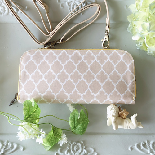 スマホも入るお財布ショルダー スマホポシェット・スマホポーチ minmin