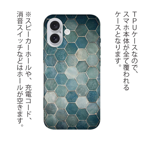 iPhone17e/iPhone17/iPhoneAir タイル風 全機種対応☆TPUケース トルコ