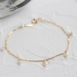 14kgf-petit pearl bracelet 第8張的照片