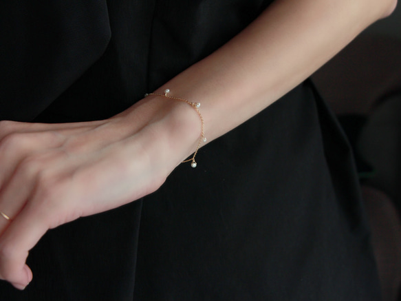14kgf-petit pearl bracelet 第10張的照片