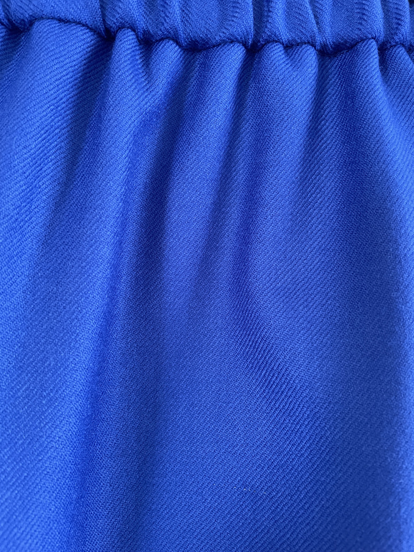 ウールのフレアスカート(ロイヤルブルー) 5枚目の画像