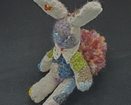 わんちゃん:ハンドメイド　ダーニング刺繍指人形　うさぎ わんちゃん様専用:ハンドメイド ダーニング 刺繍の指人形 - メルカリ