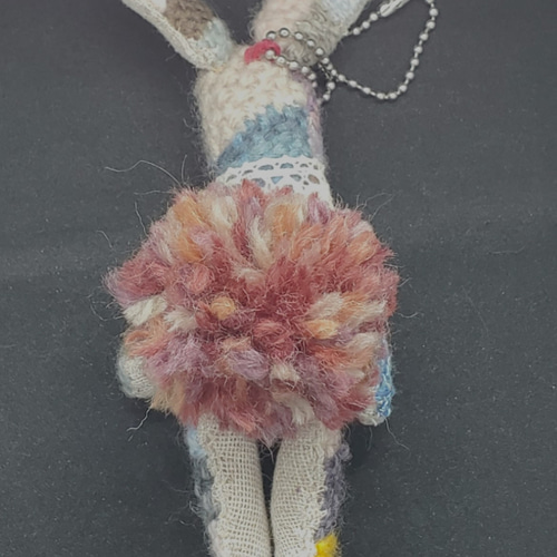 わんちゃん:ハンドメイド　ダーニング刺繍指人形　うさぎ 2eef257396e2e10384cad87260a5fd