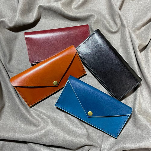 フラップロングウォレット 【栃木レザー 本革】 長財布 sv925 通販  