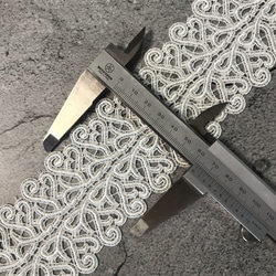 2m レーヨンケミカルレース 蔦柄 日本製 lace-No,142 5枚目の画像