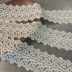 2m レーヨンケミカルレース 蔦柄 日本製 lace-No,142 7枚目の画像