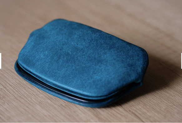 超薄天溝零錢盒【繡球花藍・青い】 / Ultra thin coin case (Indigo) 第1張的照片