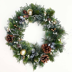 お正月飾りもち花リースNYD-12 しめ縄・しめ飾り リースの森工房 通販