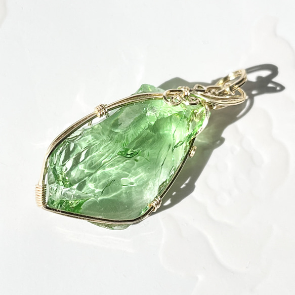 アンダラクリスタル：エーテルミントペンダントトップ 14kgf