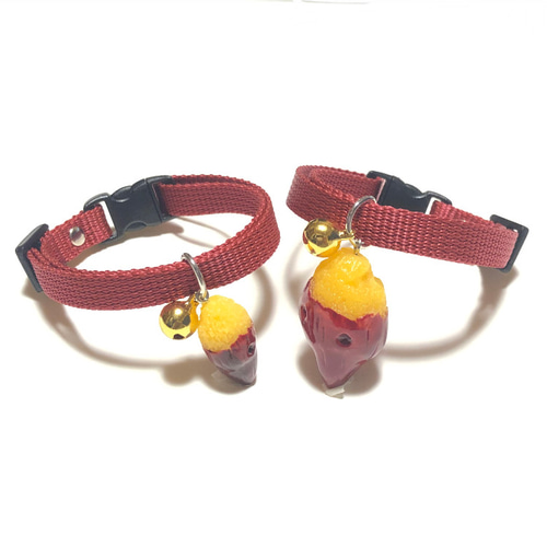 さつまいもちゃん ほくほく♪さつまいもちゃん首輪 選べるサイズ 猫ちゃん ワンちゃん