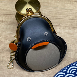 企鵝零錢包【橘嘴・オレンジ】 / penguin Kisslock Coin case (Orange) 第3張的照片