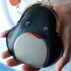 企鵝零錢包【橘嘴・オレンジ】 / penguin Kisslock Coin case (Orange) 第5張的照片