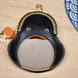 企鵝零錢包【橘嘴・オレンジ】 / penguin Kisslock Coin case (Orange) 第1張的照片