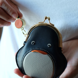 企鵝零錢包【橘嘴・オレンジ】 / penguin Kisslock Coin case (Orange) 第6張的照片