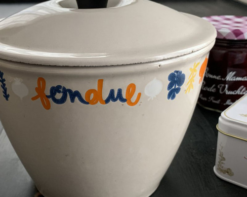 ビンテージ ルクルーゼ　フォンデュ鍋　ルクルーゼ鍋 04ac905e45c32a50543c044b4bd1ab