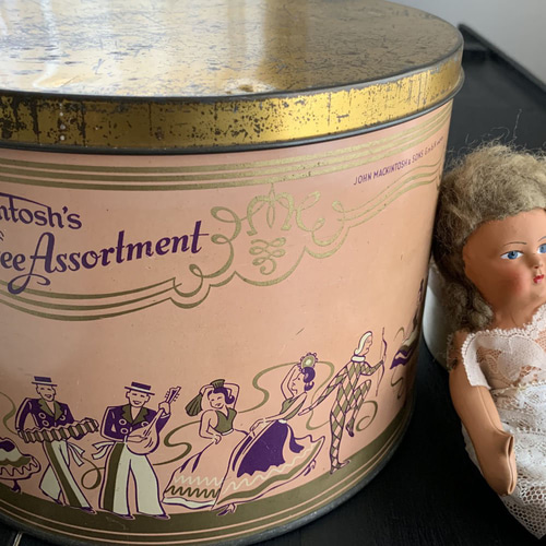 大きなpinkのToffee缶 from England その他雑貨 *LULU｜フランス雑貨