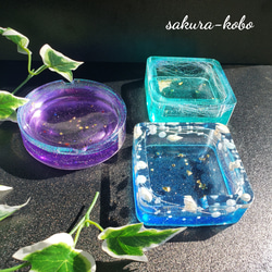 キラキラ✨小物入れ(灰皿) 小銭入れ・コインケース SA-KU-RA工房
