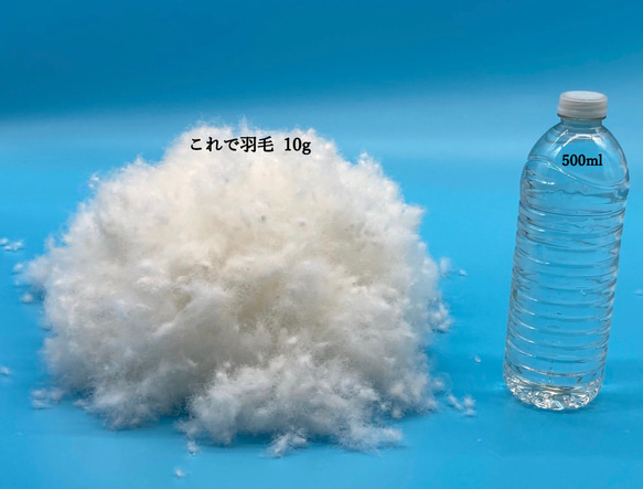 【少数 在庫限り　値下げしました 】大きめ!!  リアルダウン使用‼︎ 羽毛クッションベッドセット　ペットベッド 13枚目の画像