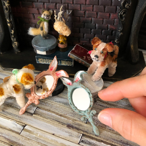 うさぎドールベッド1/12 ドールハウスブライスリカちゃんオビツ11