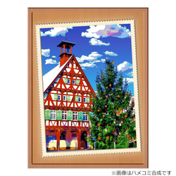【選べる3枚組ポストカード】ドイツ 冬のウールバッハ・タウンホール【作品No.434】 2枚目の画像
