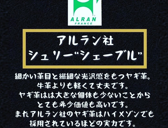 フランス産ヤギ革 約10cm×約10cm 2枚目の画像