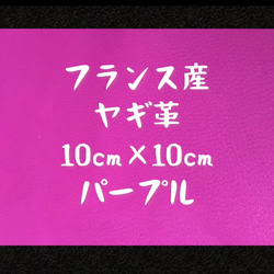 フランス産ヤギ革 約10cm×約10cm 1枚目の画像