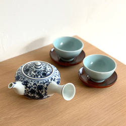 値下中清水焼 平安春陽 水野春陽 『 呉須染付吉祥瑞文 5客1組 』25㎝ 共箱 ac1f73bedab765c40ff447b7d57cc4