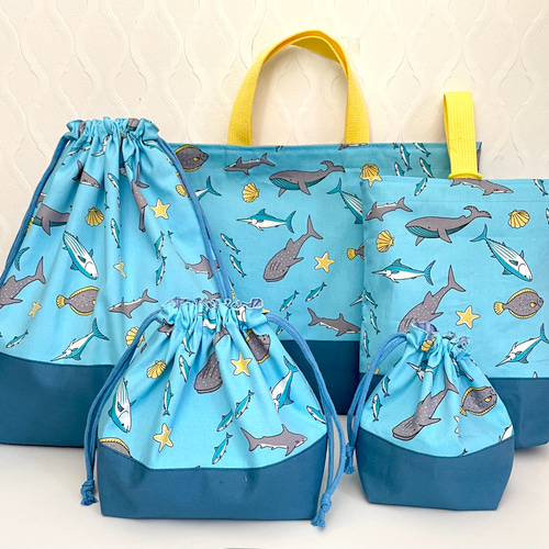 入園入学オーダー受付ページNo．10、海の生き物柄 【公式通販】