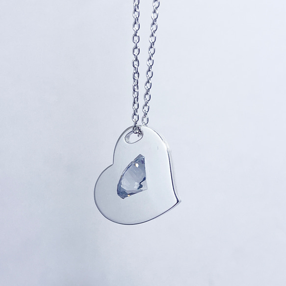 Treasures in the Heart Cubic Zirconia Pendant　［Order］ 5枚目の画像