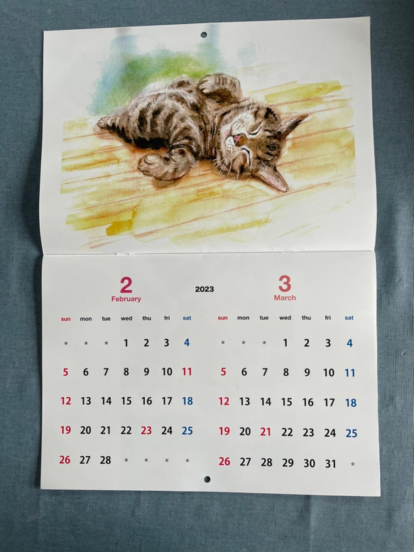 犬猫2023年カレンダー 3枚目の画像