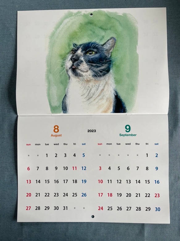 犬猫2023年カレンダー 6枚目の画像