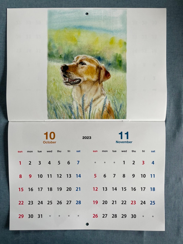 犬猫2023年カレンダー 7枚目の画像