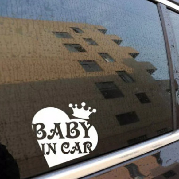 赤ちゃん　BABY（KIDS） IN CAR　ステッカー 4枚目の画像
