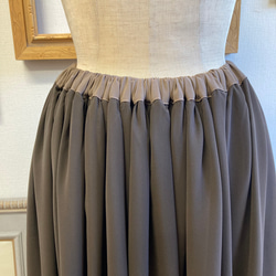 促銷價 ★ 成人長裙❤️ 透明雪紡材質超長裙 棕色（尺寸隨意L~LL） 第12張的照片