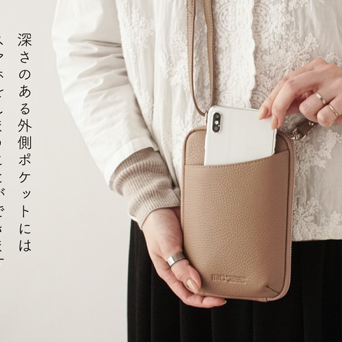 3日以内発送】お財布機能が付いたスマホショルダーウォレット