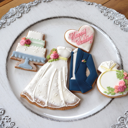 Wedding Box ウェディングボックス アイシングクッキー【名入れ