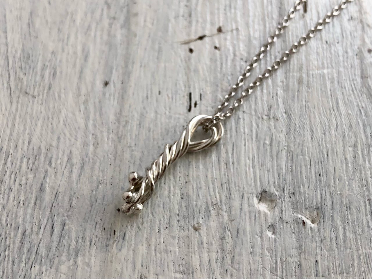 線玉ペンダント【4】/silver925/一点物/No.00196205