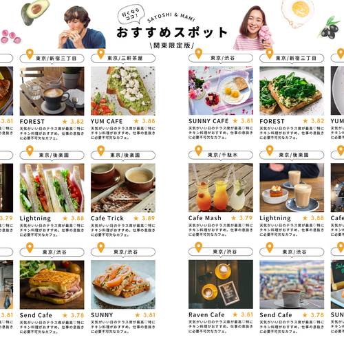 プロフィールブックテンプレート 無料アプリCanva用 #Favorite spot