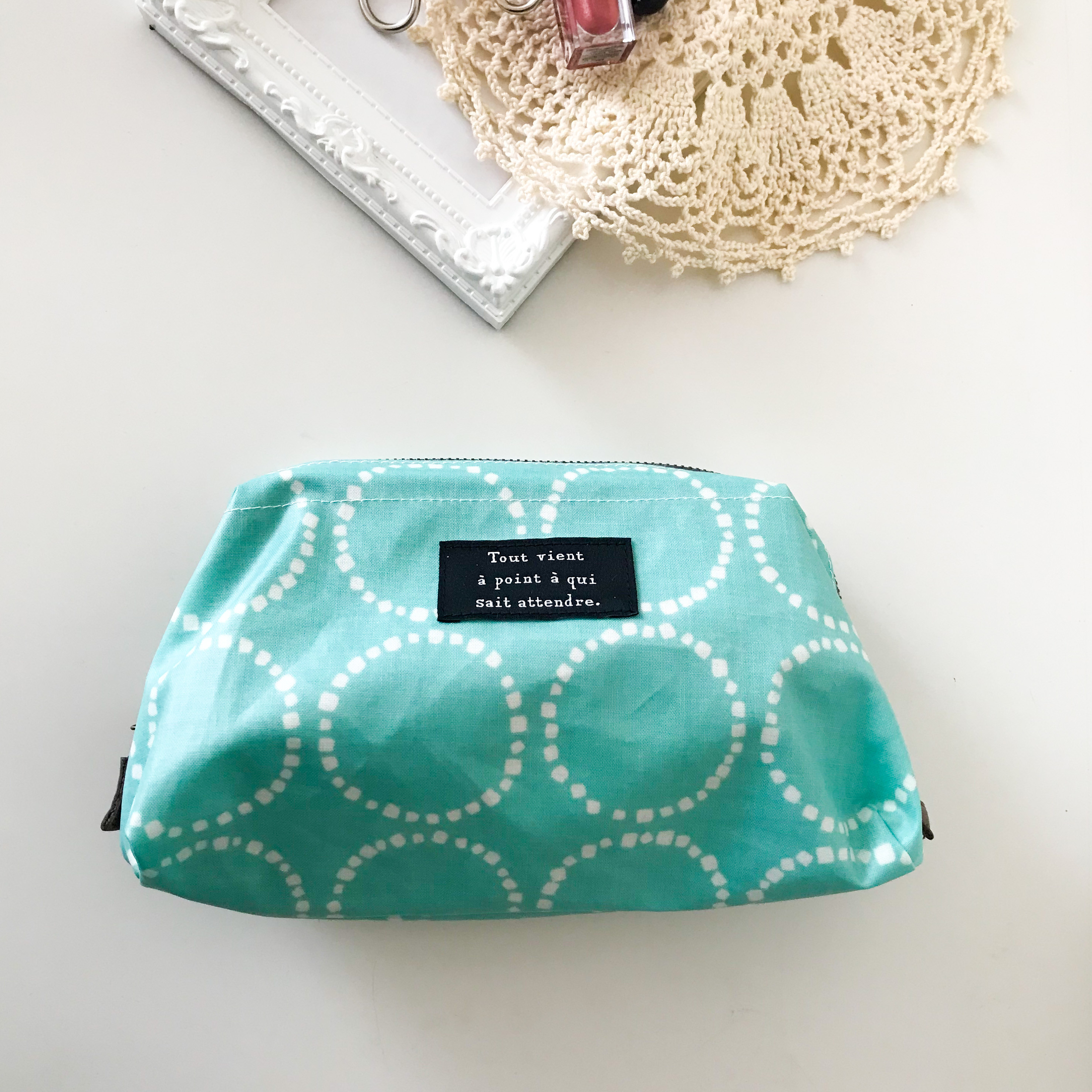 大きめラミネートポーチ（マチたっぷり） No.7 | fpac.com.br