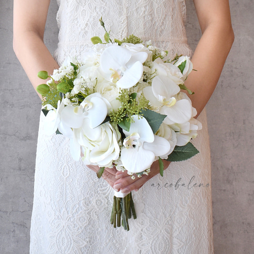 elegant clutch bouquet ♡ ブートニア付き