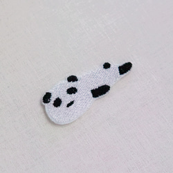 ワッペン 刺繡ワッペン「怠いパンダ」 5枚目の画像