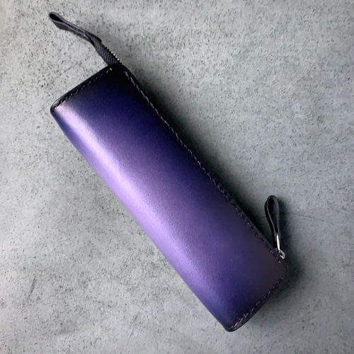 【MONTBLANC】レザーペンケースパープル youstyle-pen_mb30301