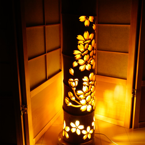 竹灯り・竹あかり・竹灯籠・竹灯篭・竹ランプ ～～ 癒しの灯り
