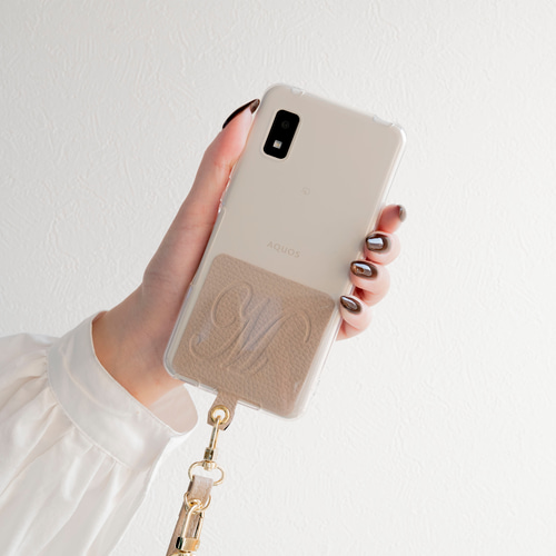 スマホショルダー 【 ストラップ止めパーツ Simple -エレガント