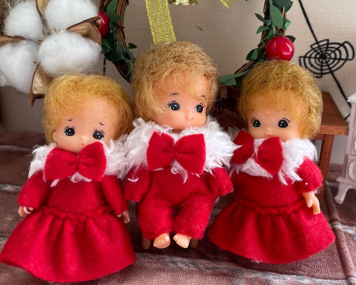 003 かこちゃん みくちゃん げんくん クリスマス ハンドメイド
