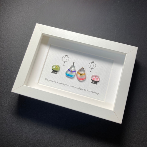 シーグラスアート「ひな祭り・小」 その他アート ゆきみ工房 通販