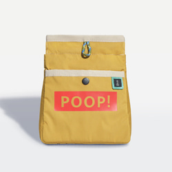 POOP! 消臭機能付きマナーポーチ 【Yellow】 1枚目の画像